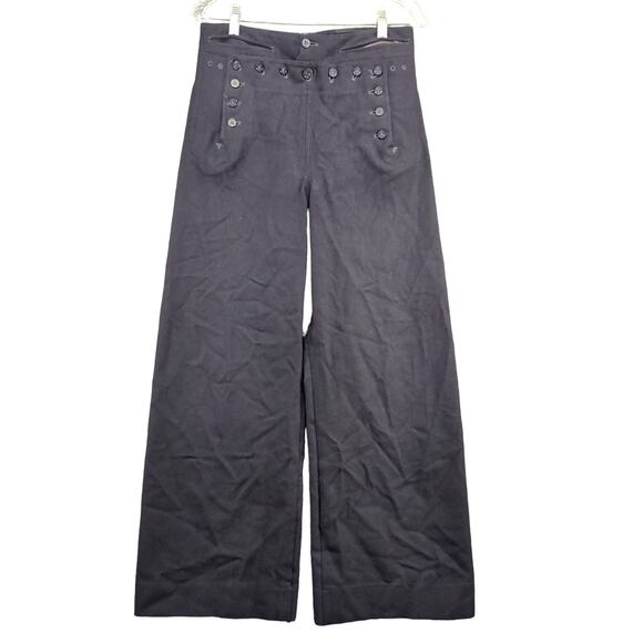 Naval Clothing Factory Vintage Wool Pants Cracker Jack Distressed Blue 30x30 - Picture 1 of 12